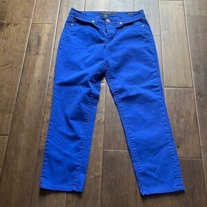 Calvin Klein Skinny Crop Jeans​​​, royal blue size 6